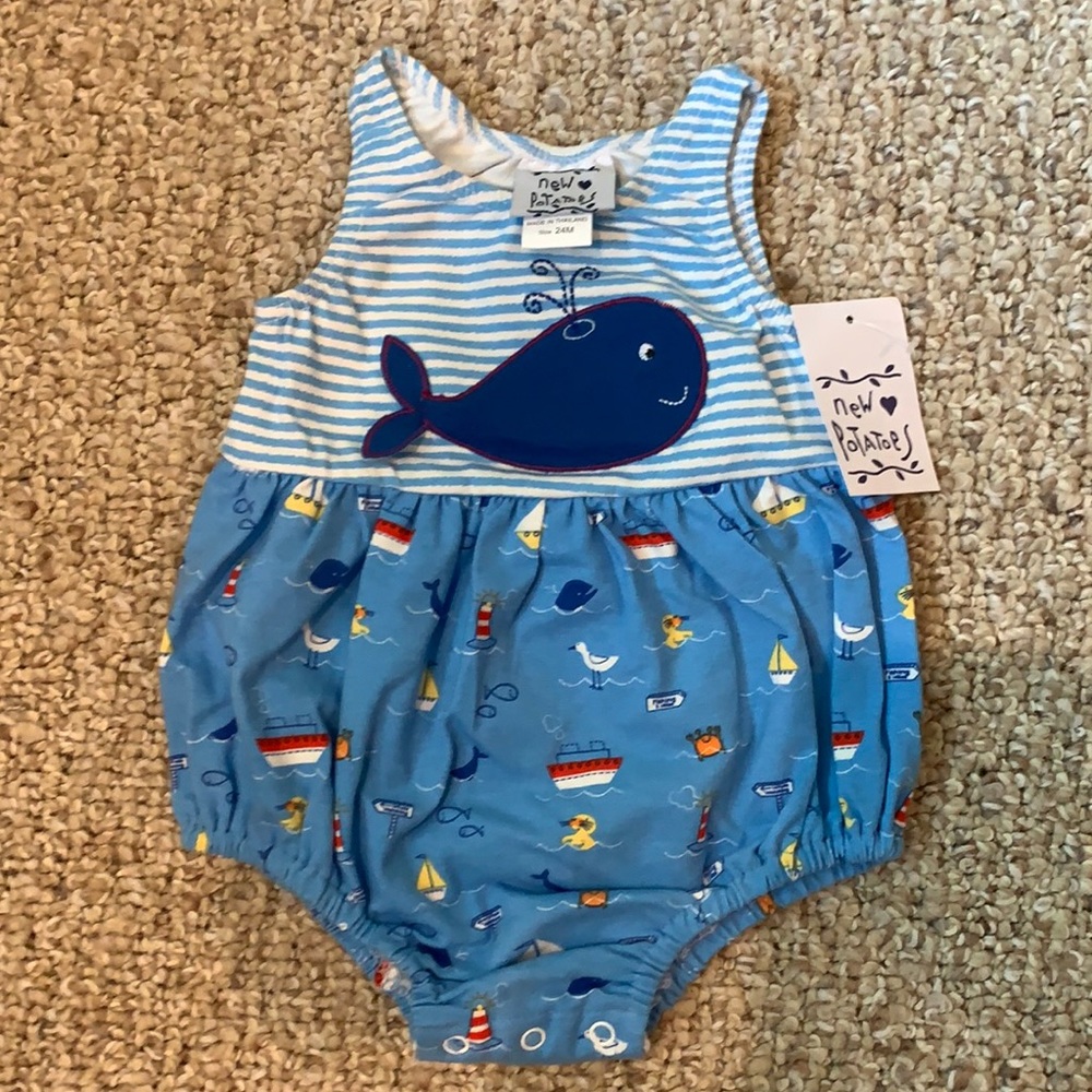 New Potatoes girls swimsuit